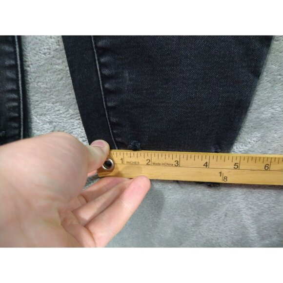 American Eagle Jeans Womens 14 Black Next Level Stretch Curvy Hi Rise Jegging - Picture 6 of 10